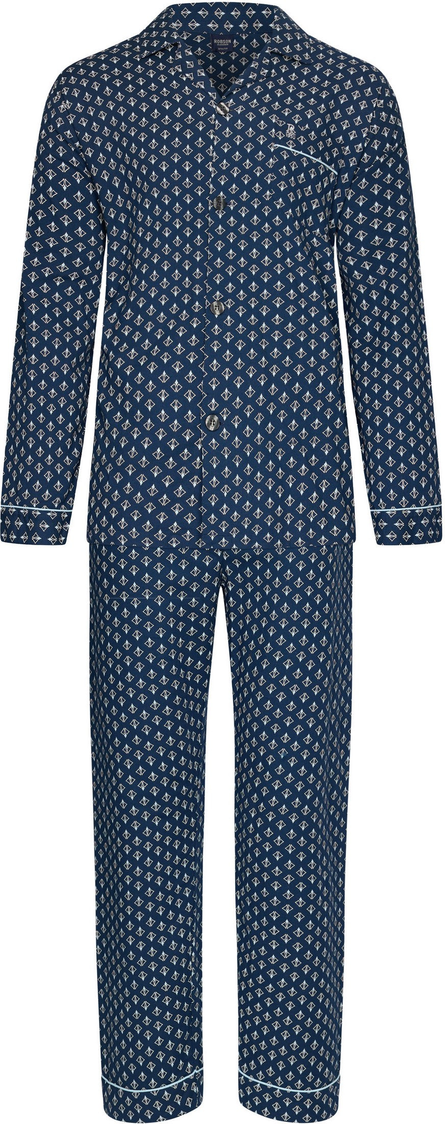 Pyjama 27232-710-6 526 blauw