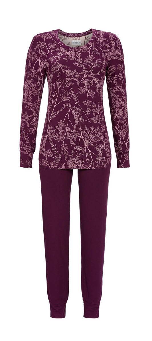 Pyjama 4511213 743 purple wine