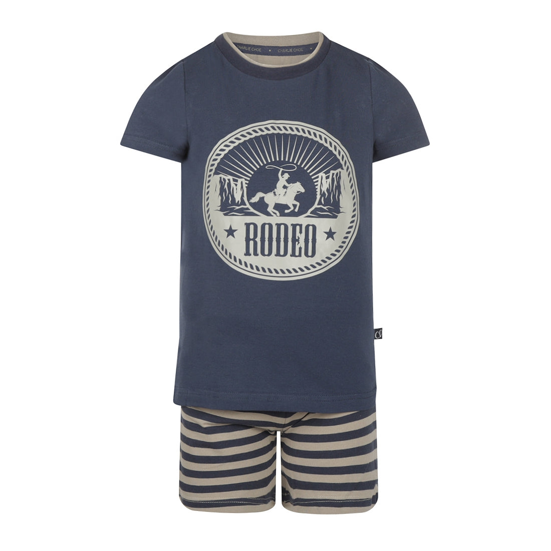 Boys short set ss T47063-42 17 Navy